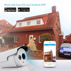 Cámara IP de exterior FI9803P WIFI 1.0 Megapixel