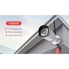 Cámara IP FI9900P WIFI de exterior 20m visión nocturna P2P y 2.0 Megapixel.
