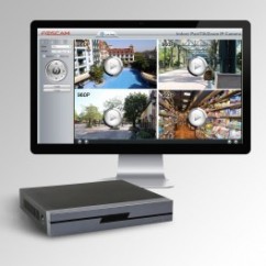 Grabador FN3104H NVR vídeo grabador 4CH 720p/960p