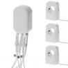 Medidor de consumo eléctrico general Aeotec GEN5 suministrado con tres pinzas, hasta 60 Amperios Z-Wave
