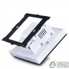 Termostato empotrable zwave, precisa conexión eléctrica, para gestión aire acondicionado centralizado, cuatro tuberias