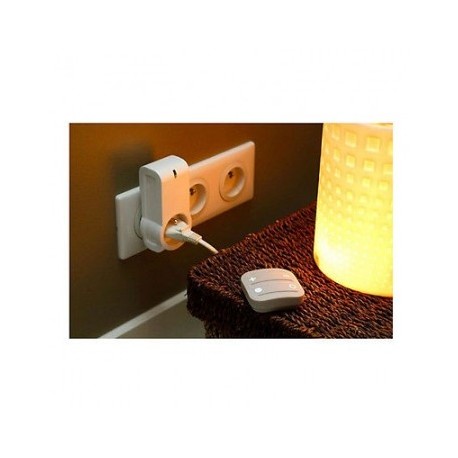 Mando interruptor cuatro botones NODON de superficie color azul Z-Wave