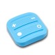 Mando interruptor cuatro botones NODON de superficie color azul claro Z-Wave