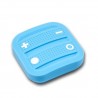 Mando interruptor cuatro botones NODON de superficie color azul claro Z-Wave Plus