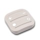 Mando interruptor cuatro botones NODON de superficie color gris Z-Wave Plus