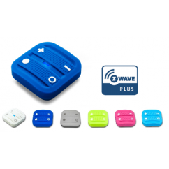 Mando interruptor cuatro botones NODON de superficie color rosa Z-Wave