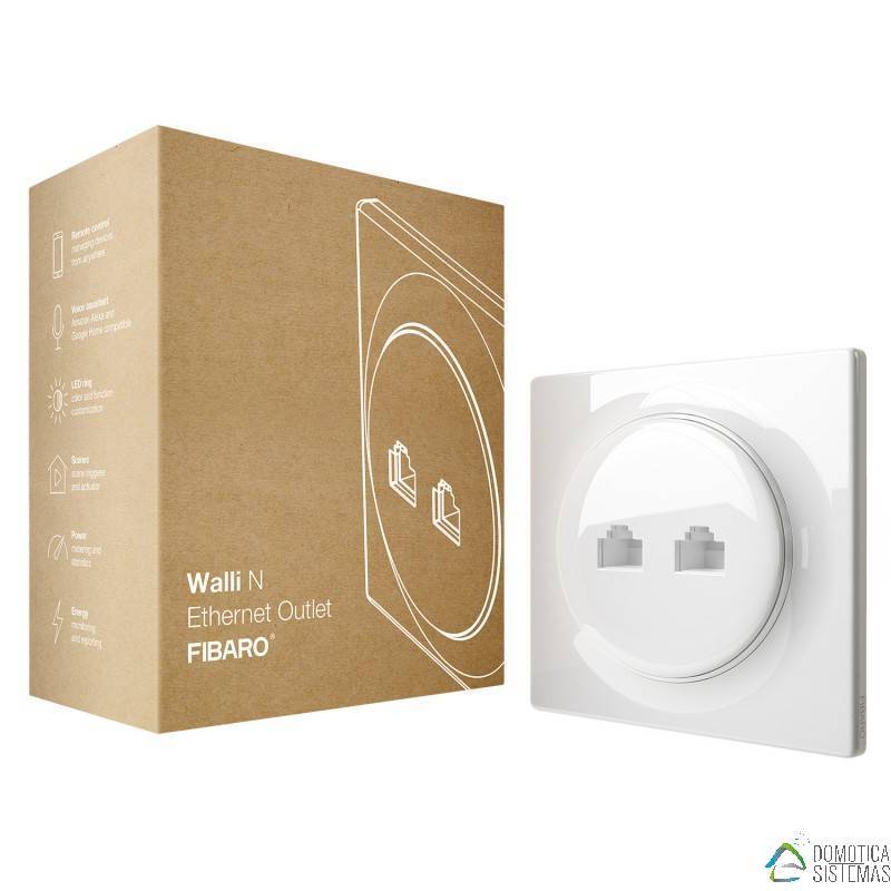 Walli N Ethernet Outlet FIBARO