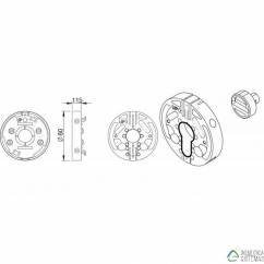 Adaptador de cerradura Danalock V3 de doble embrague perfil europeo