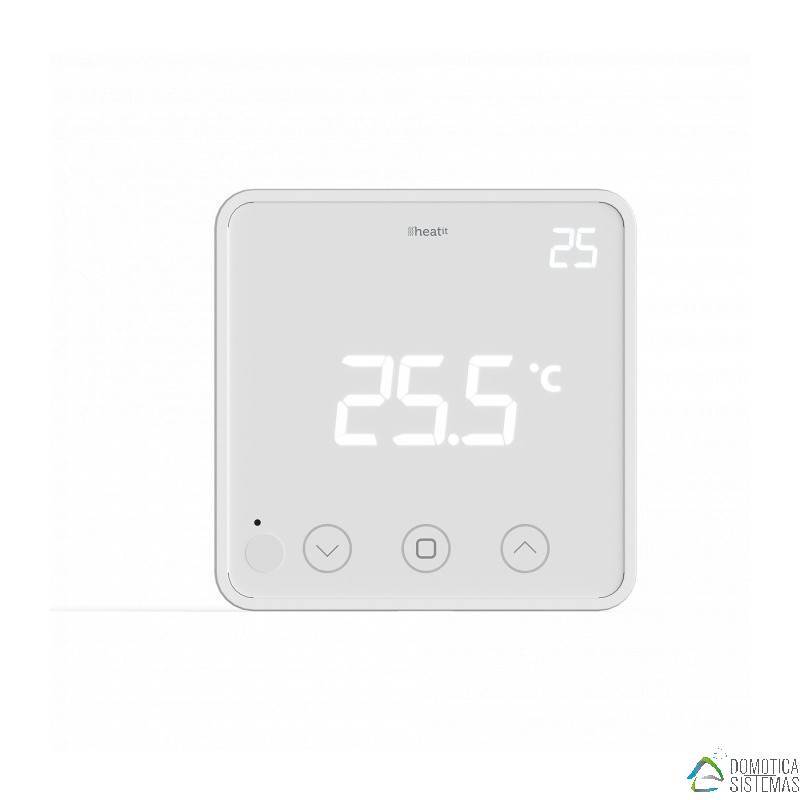 Termostato Heatit Z-Temp2 - Termostato no cableado Z-Wave+ (Blanco)