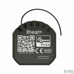 Micromódulo Heatit ZM Single Relay 16A - Rele Z-Wave para altas cargas