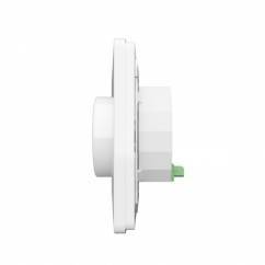 Interruptor Heatit Z-Dim de pared con módulo dimmer con regulador rotacional