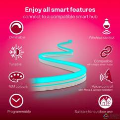 Tira Led Tubular RGBW exterior INNR Outdoor Flex Light Colour Zigbee 3.0