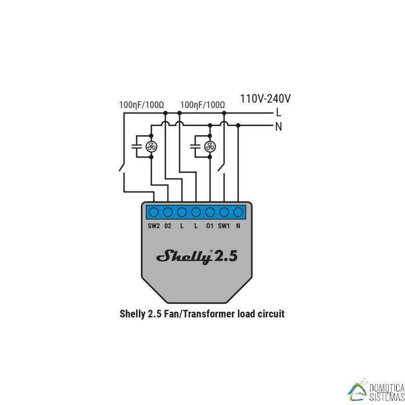 Shelly RC Snubber - Filtro amoriguador eléctrico