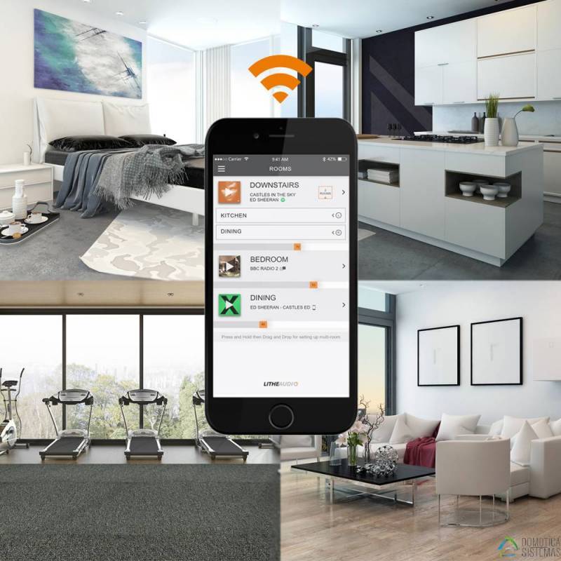 Altavoz De Techo Para Baño Lithe Audio Wi-Fi IP44 (Individual) - V2