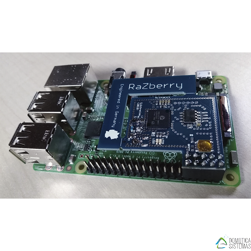 Tarjeta RaZberry 2 adaptador GPIO Z-Wave Plus para RaspberryPi de Z-Wave.ME