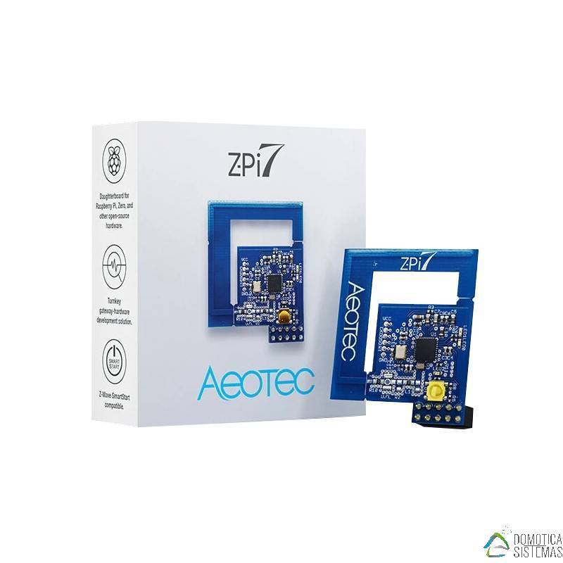 Aeotec Z-Pi 7 - adaptador GPIO Z-Wave Plus2 (Serie 700) para placas de desarrollo