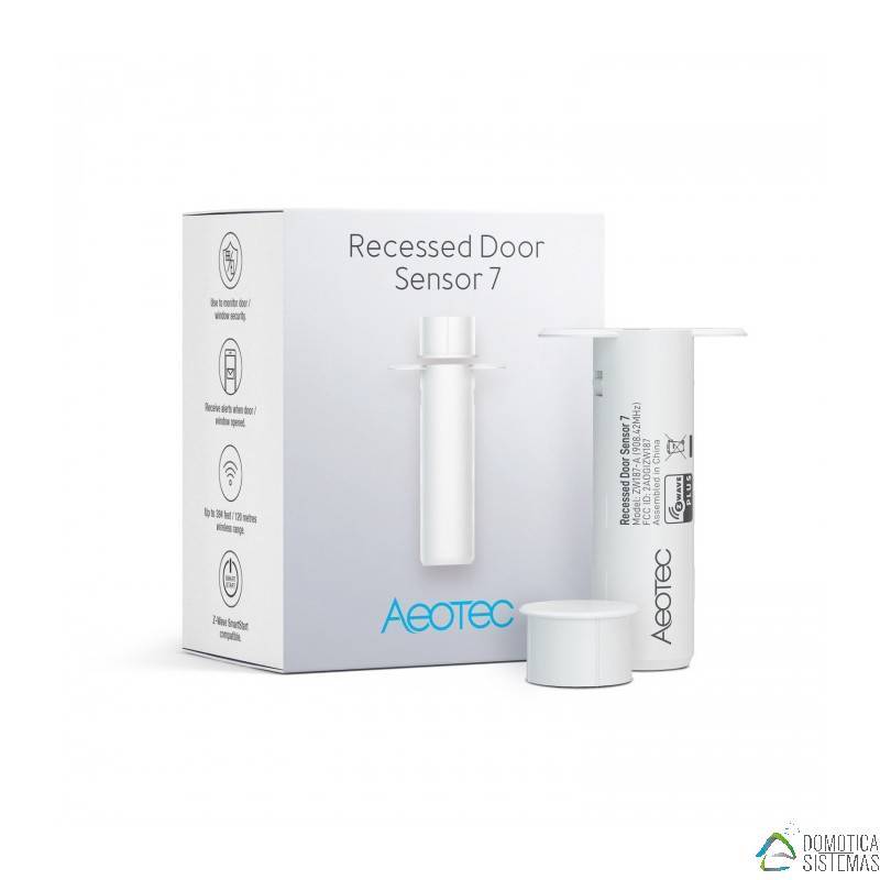 Aeotec Recessed Door Sensor 7 - Sensor puerta empotrado Z-Wave