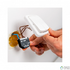 Shelly Qubino Wave 2PM - Micromódulo Relé doble hasta 16A con medición de consumo Z-Wave™ (18 A pico)