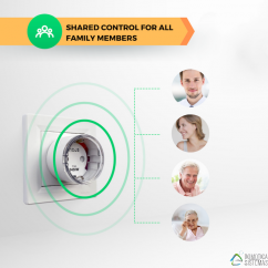 Enchufe inteligente Zigbee con medición de consumo NOUS-A1Z-1