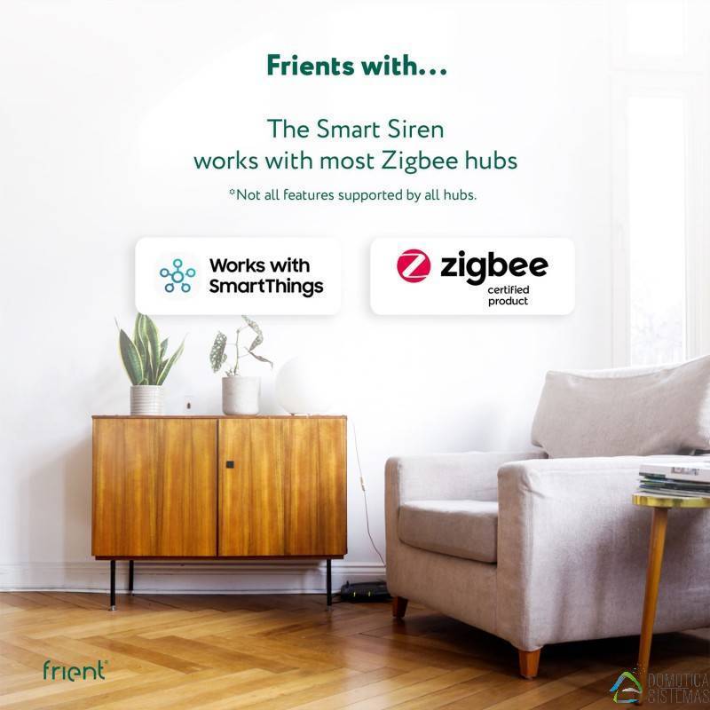 frient Smart Siren - Sirena inalámbrica (Zigbee)