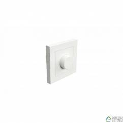 Heatit Zig Dim 250W White RAL 9003 - Dimmer rotatorio Zigbee