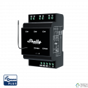 Shelly Qubino Wave Pro 3 - Interruptor inteligente Z-Wave® profesional de 3 canales para carril DIN con contactos secos