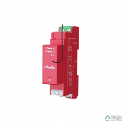 Shelly Qubino Wave Pro 1PM - Módulo de carril DIN 1 relé Z-Wave 800 con medición de consumo