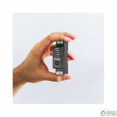 Shelly Qubino Wave Pro 2PM - Modulo Carril DIN de 2 Canales Z-Wave 800 con medidor de consumo