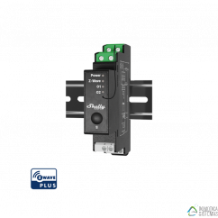 Shelly Qubino Wave Pro 2PM - Modulo Carril DIN de 2 Canales Z-Wave 800 con medidor de consumo