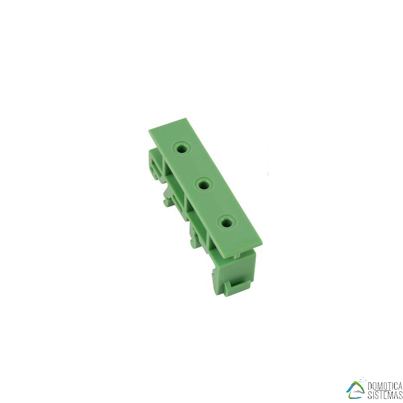 Soporte adaptador para montaje embridado en Carril DIN