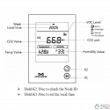 MCO Home Medidor de CO2 Humedad y Temperatura Z-Wave+ con pantalla (12V)