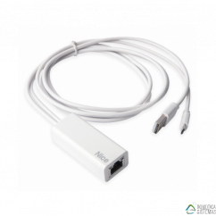 Cable adaptador ethernet para Yubii Home y Fibaro HC3 Lite-NICE HubNetworklink