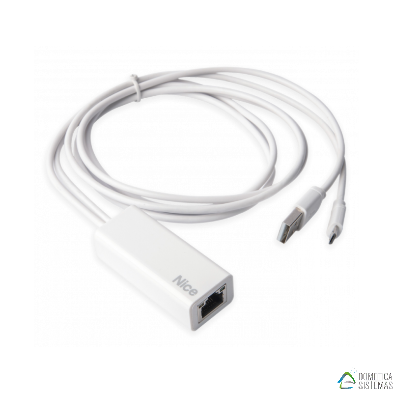 Cable adaptador ethernet para Yubii Home y Fibaro HC3 Lite-NICE HubNetworklink